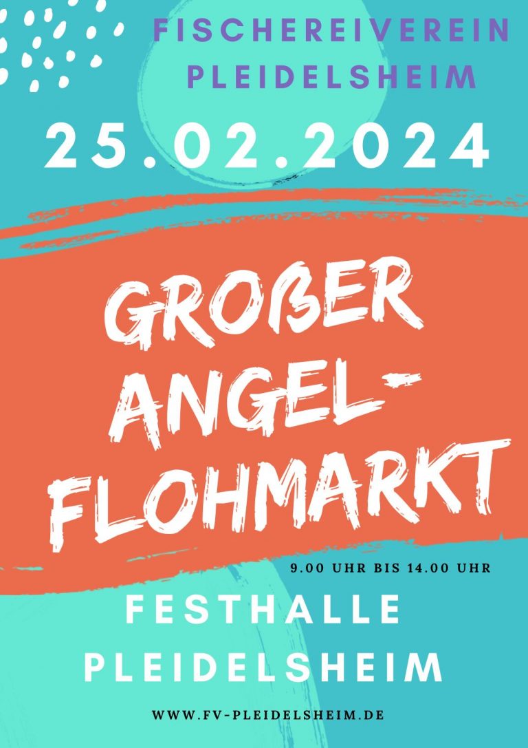 Großer Angelflohmarkt 2024 in Pleidelsheim
