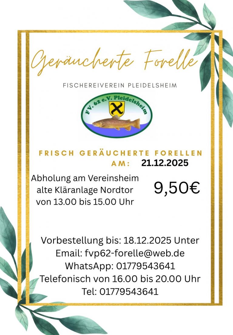 Forellenräuchern am 21.12.25