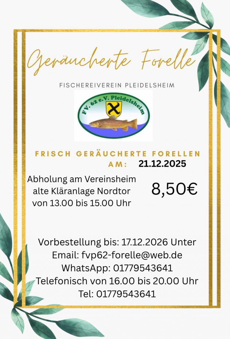 Forellenräuchern am 21.12.25