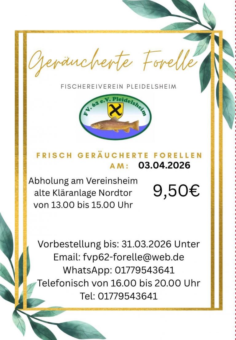 Forellenräuchern am 03.04.26